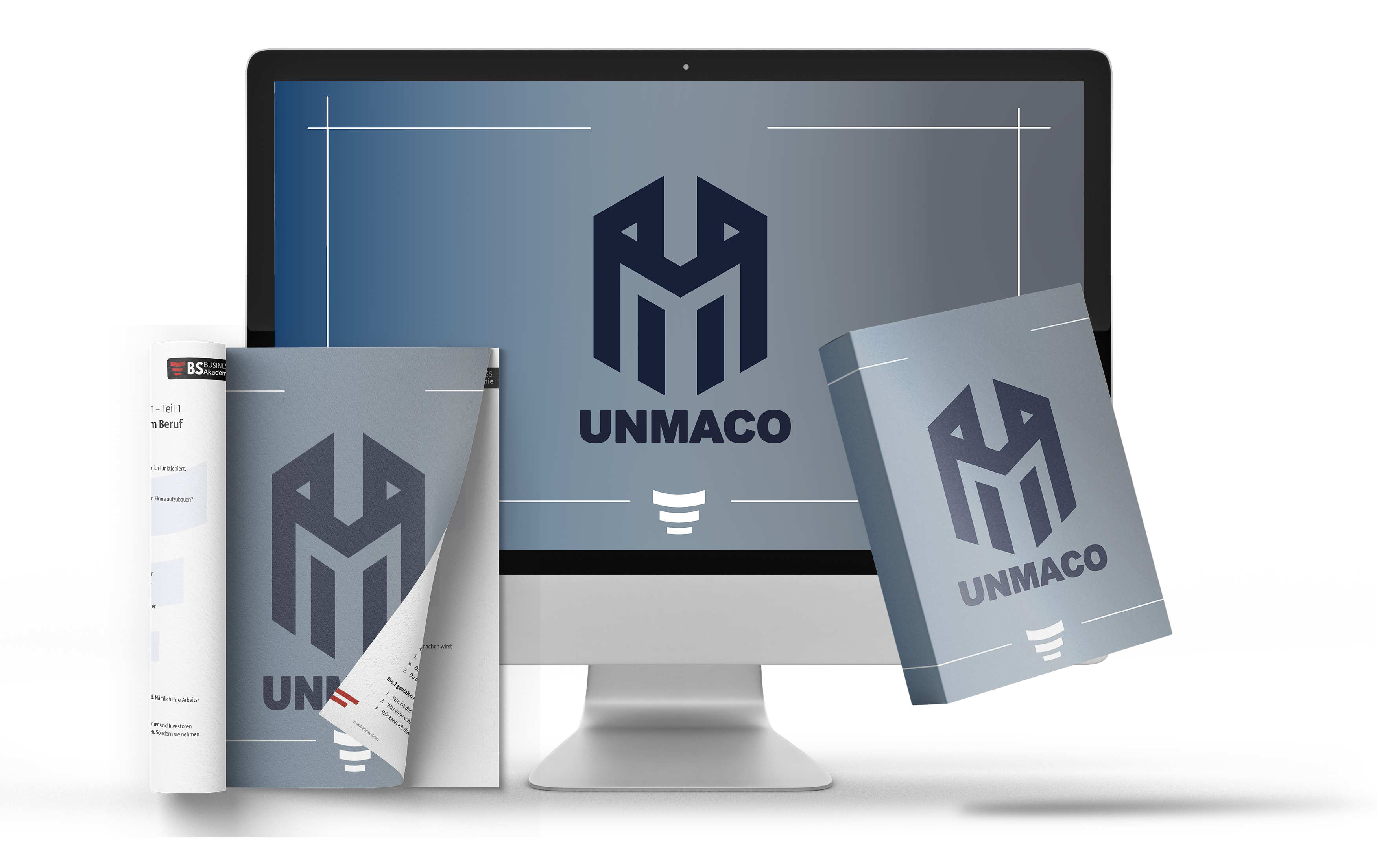 Übersicht der Bestanteile des Kurses Unternehmer Marketing Coaching